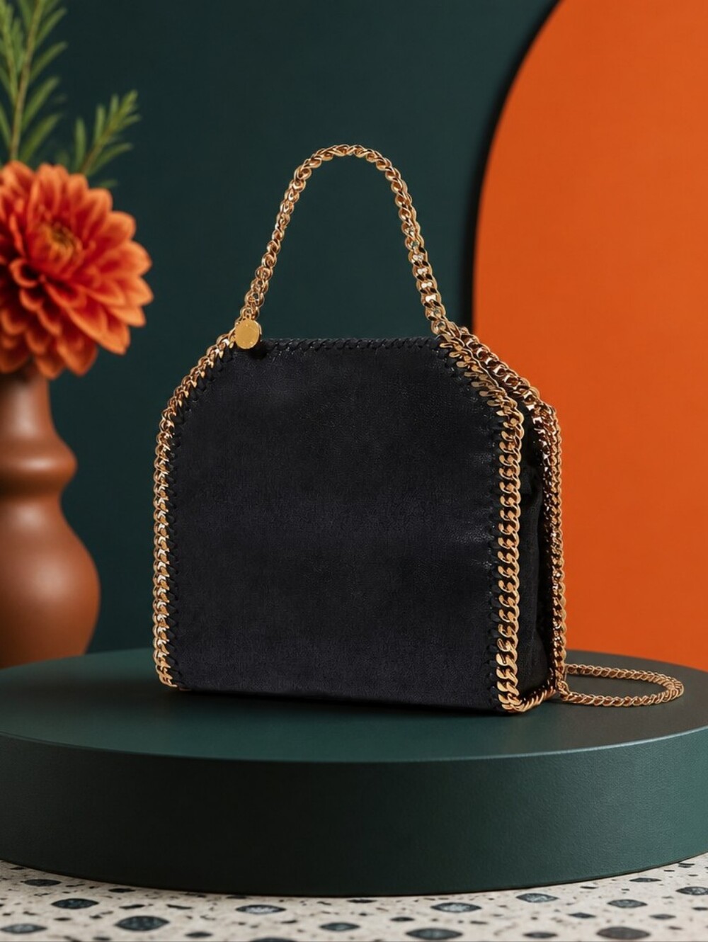 STELLA McCARTNEY FALABELLA Mini Tote Bag NEW/ AUTHENTICITY CARDS - Picture 4 of 16